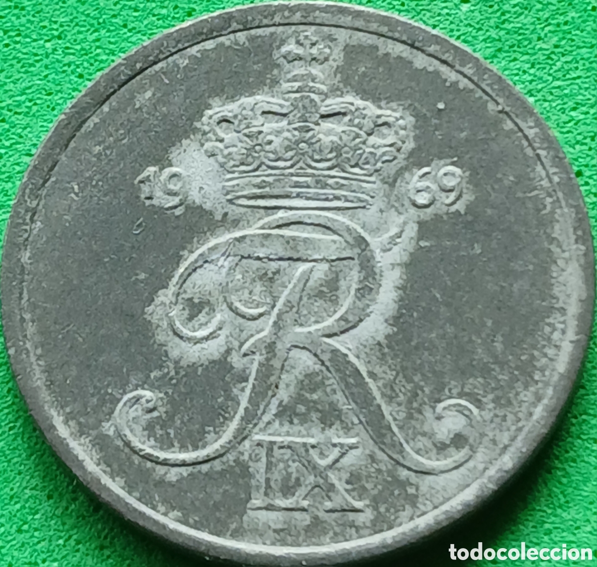 Monedas antiguas de Europa: Dinamarca 2 ore 1969 km#840