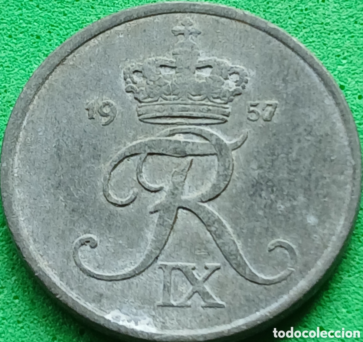 Monedas antiguas de Europa: Dinamarca 2 ore 1957 km#840
