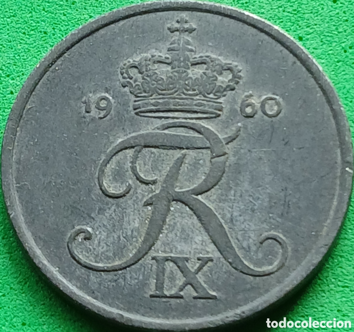 Monedas antiguas de Europa: Dinamarca 5 ore 1960 km#843