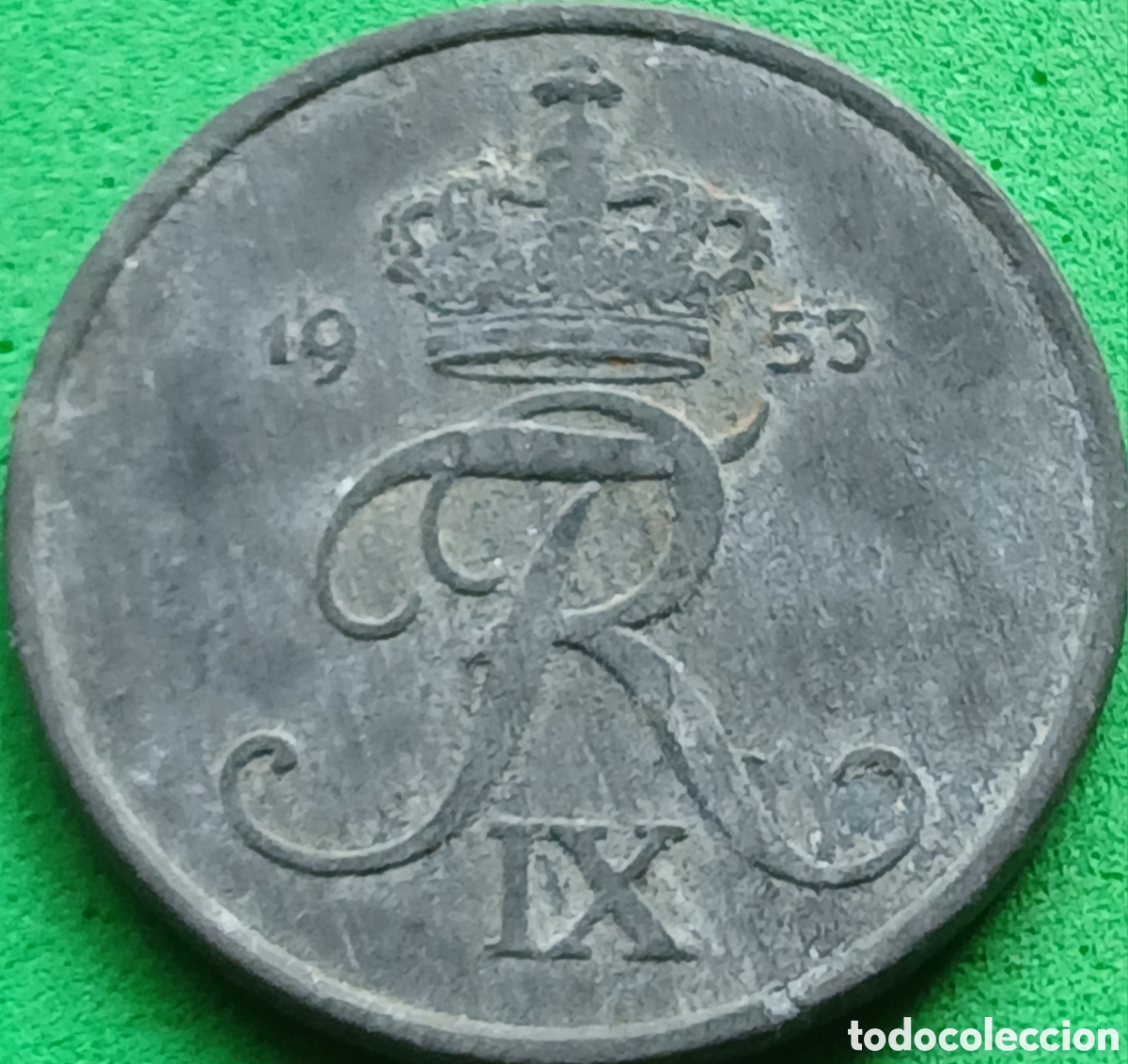 Monedas antiguas de Europa: Dinamarca 5 ore 1953 km#843