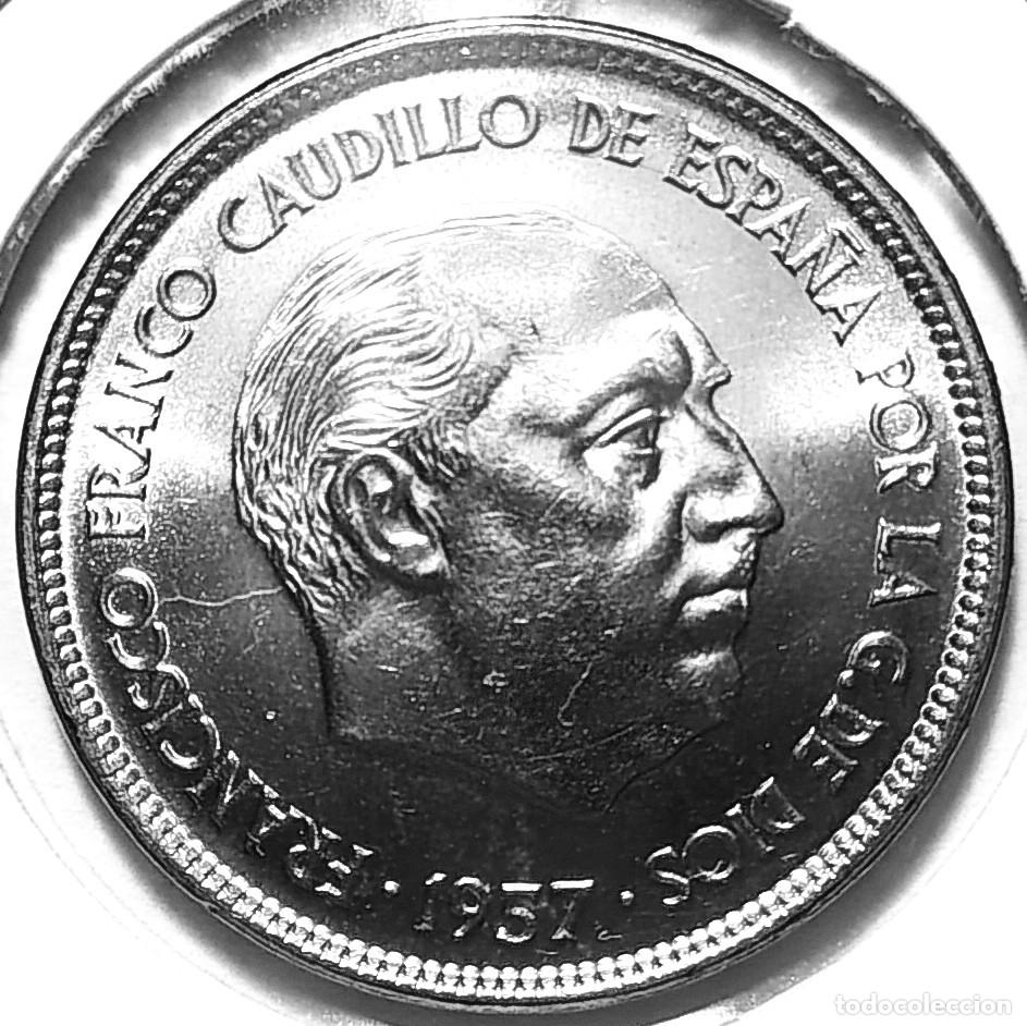 Monedas antiguas de Europa: ESPA&Ntilde;A (1939-1975) - 25 PESETAS 1957 (75) - A - 8,50 GR. COBRE-NICKEL - DIAMETRO 26,50 mm - KM#787