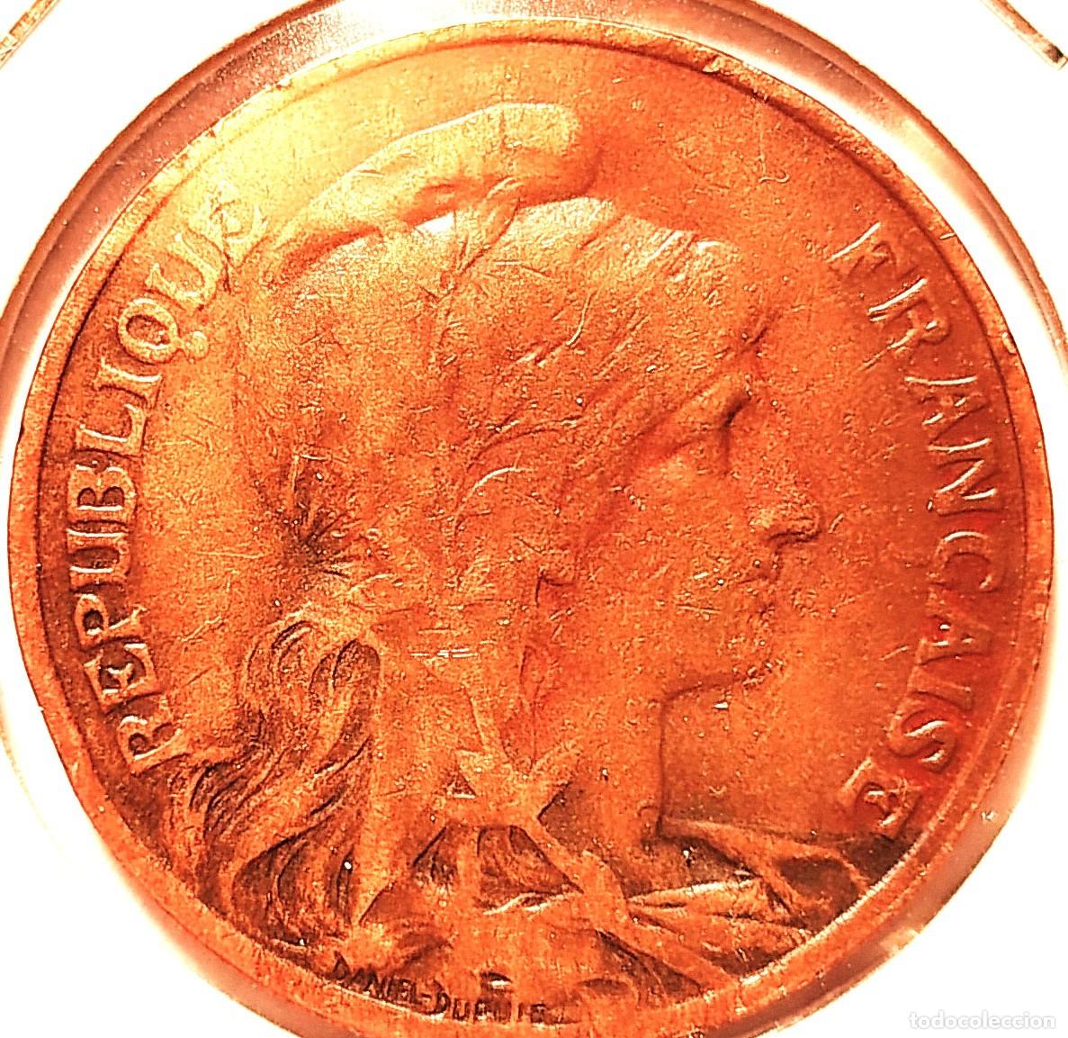 Monedas antiguas de Europa: FRANCIA (1870-1941) - 10 CENTAVOS 1914 - TERCERA REPUBLICA - A - 10 GR. BRONCE - DIAMETRO 30 mm