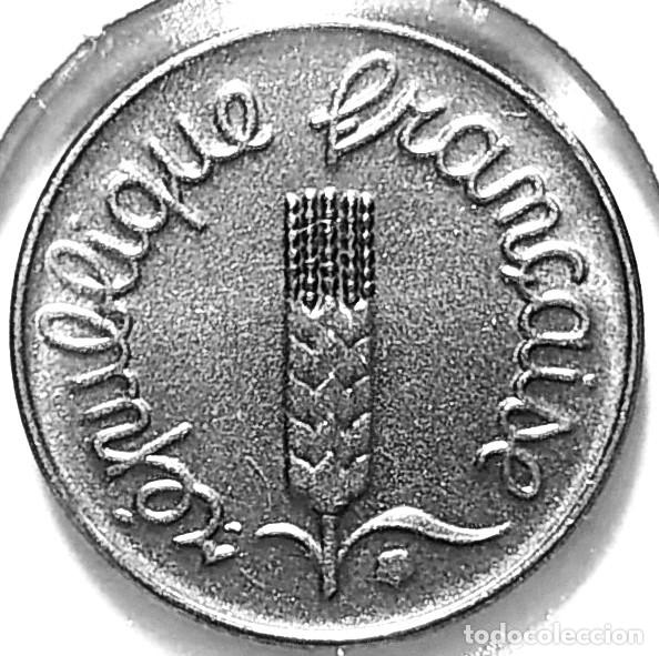 Monedas antiguas de Europa: FRANCIA (1959-2002) - 1 CENTIMO 1969 - A - 1,65 GR. ACERO INOXIDABLE - DIAMETRO 15 mm - KM#928