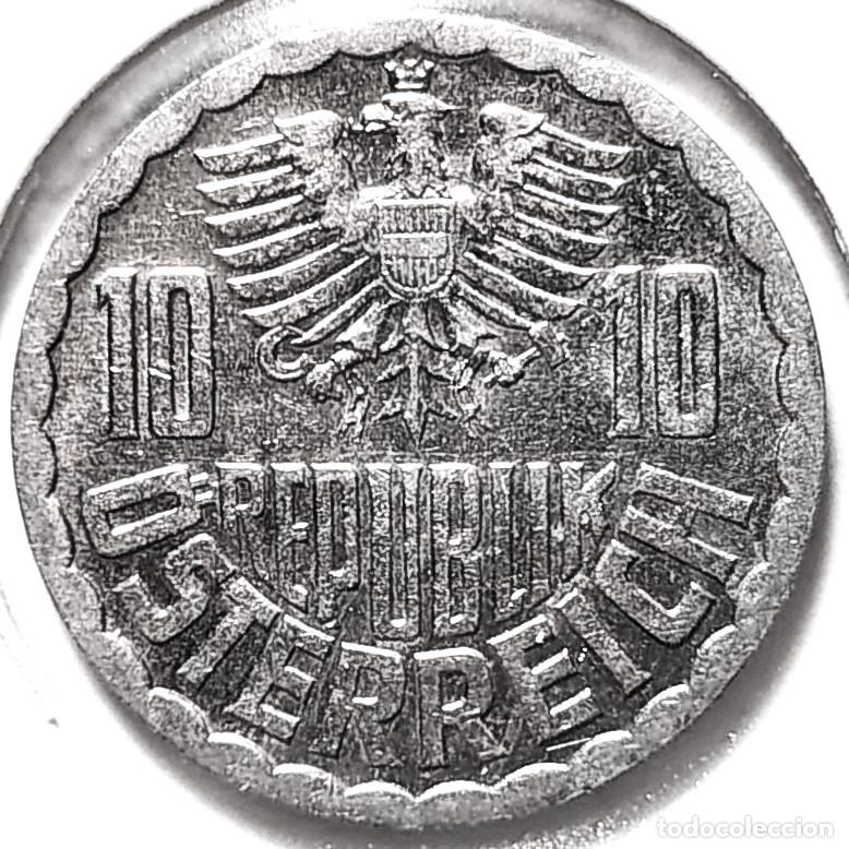 Monedas antiguas de Europa: AUSTRIA (1946-2001) - 10 GROSCHEN 1983 - A - 1,10 GR. ALUMINIO - DIAMETRO 20 mm - KM#2878 -MB