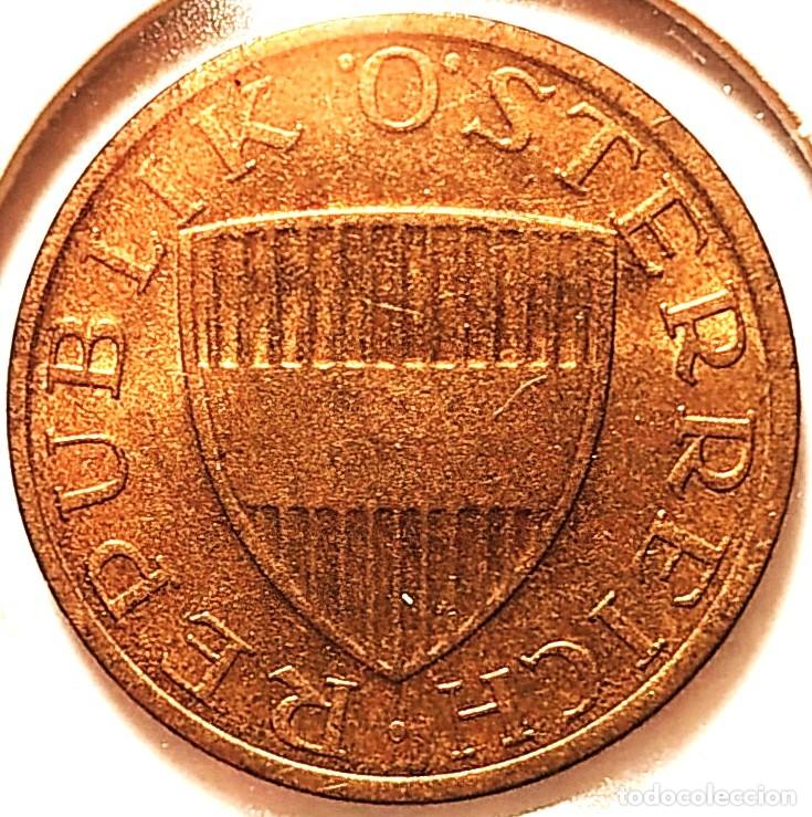 Monedas antiguas de Europa: AUSTRIA (1946-2001) - 50 GROSCHEN 1990 - A - 3 GR. BRONCE DE ALUMINIO - DIAMETRO 19,50 mm - KM#2885