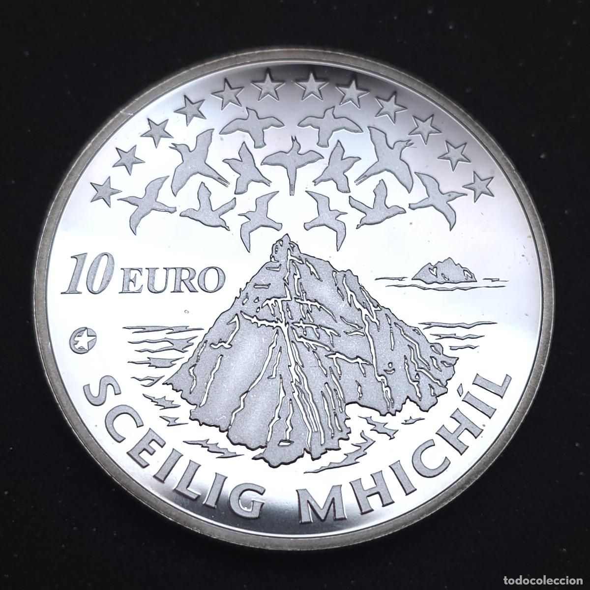 Monedas antiguas de Europa: MONEDA DE PLATA IRLANDA 10 EURO 2008 SCEILIG MHICHIL PROOF