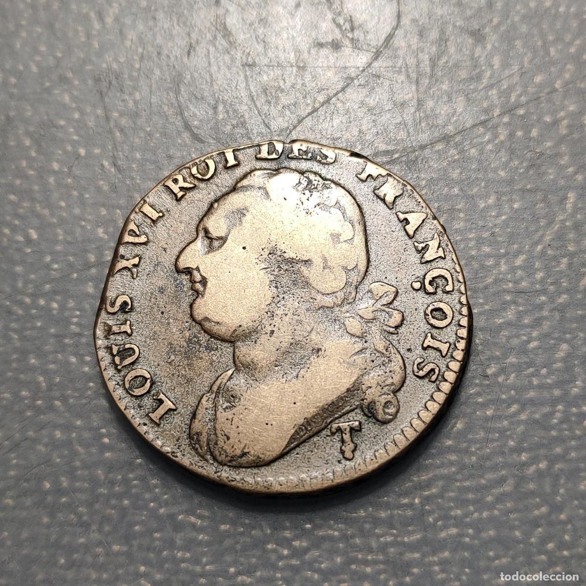 Monedas antiguas de Europa: FRANCIA FRANCE LOUIS XVI 12 DENIERS 1792 T NANTES