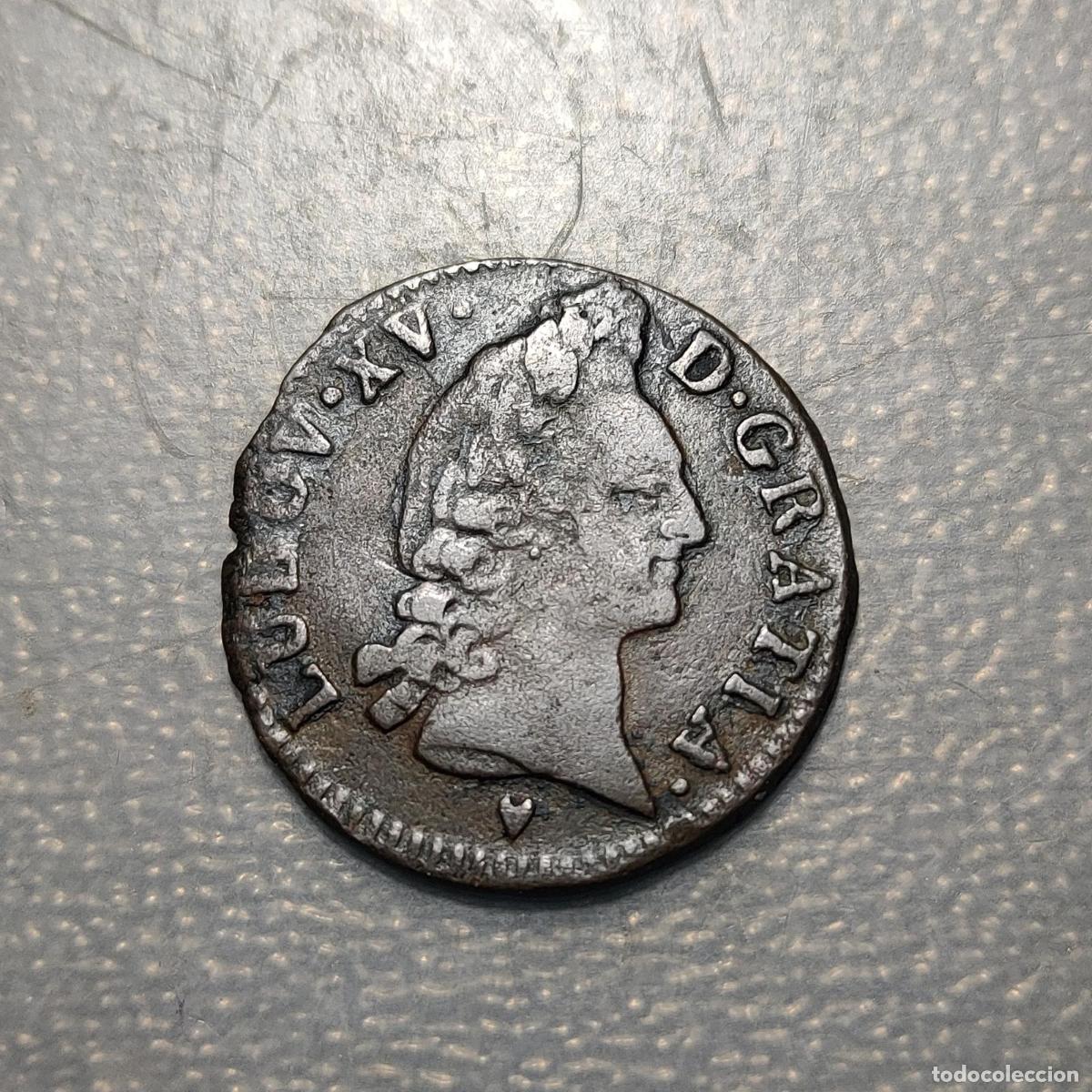 Monedas antiguas de Europa: FRANCIA FRANCE LOUIS XV DEMI SOL D'AIX 1/2 SOL 1768