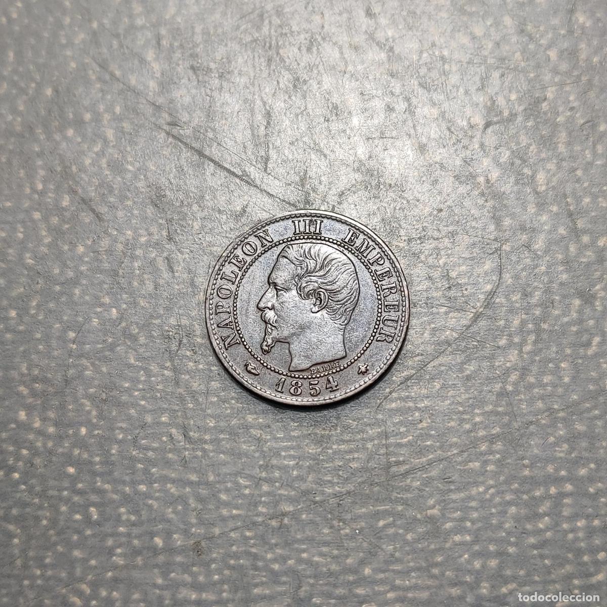 Monedas antiguas de Europa: FRANCIA FRANCE NAPOLEON III 1 CENTIME 1854 BB STRASBOURG EBC