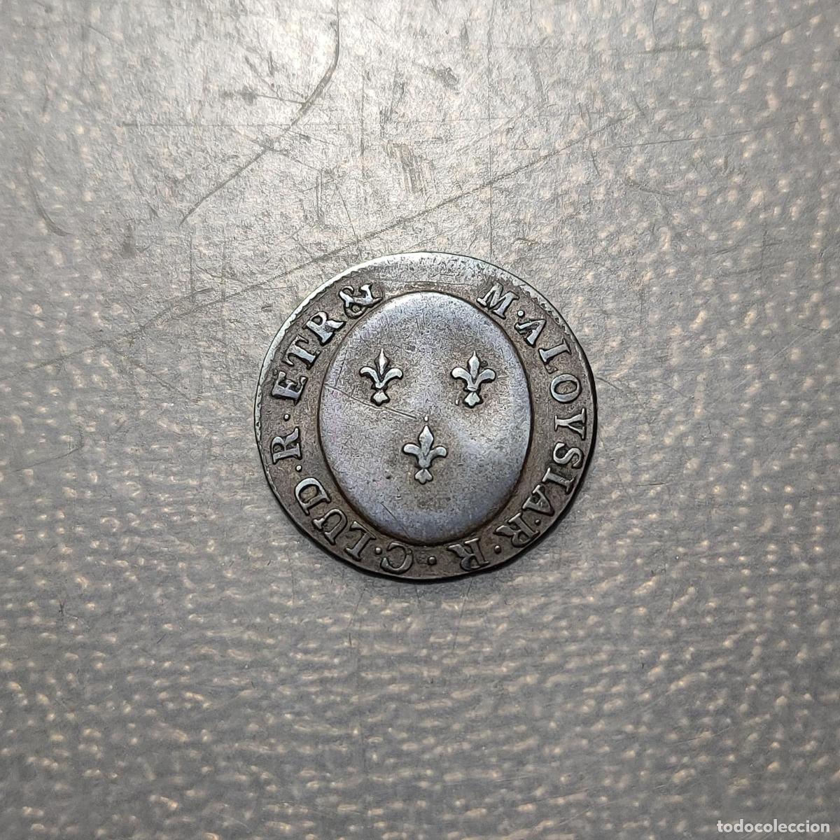 Monedas antiguas de Europa: ITALIA TOSCANA FLORENCIA MARIA LUISA Y CARLO LUDOVICO BORBON MEZZO SOLDO EBC-