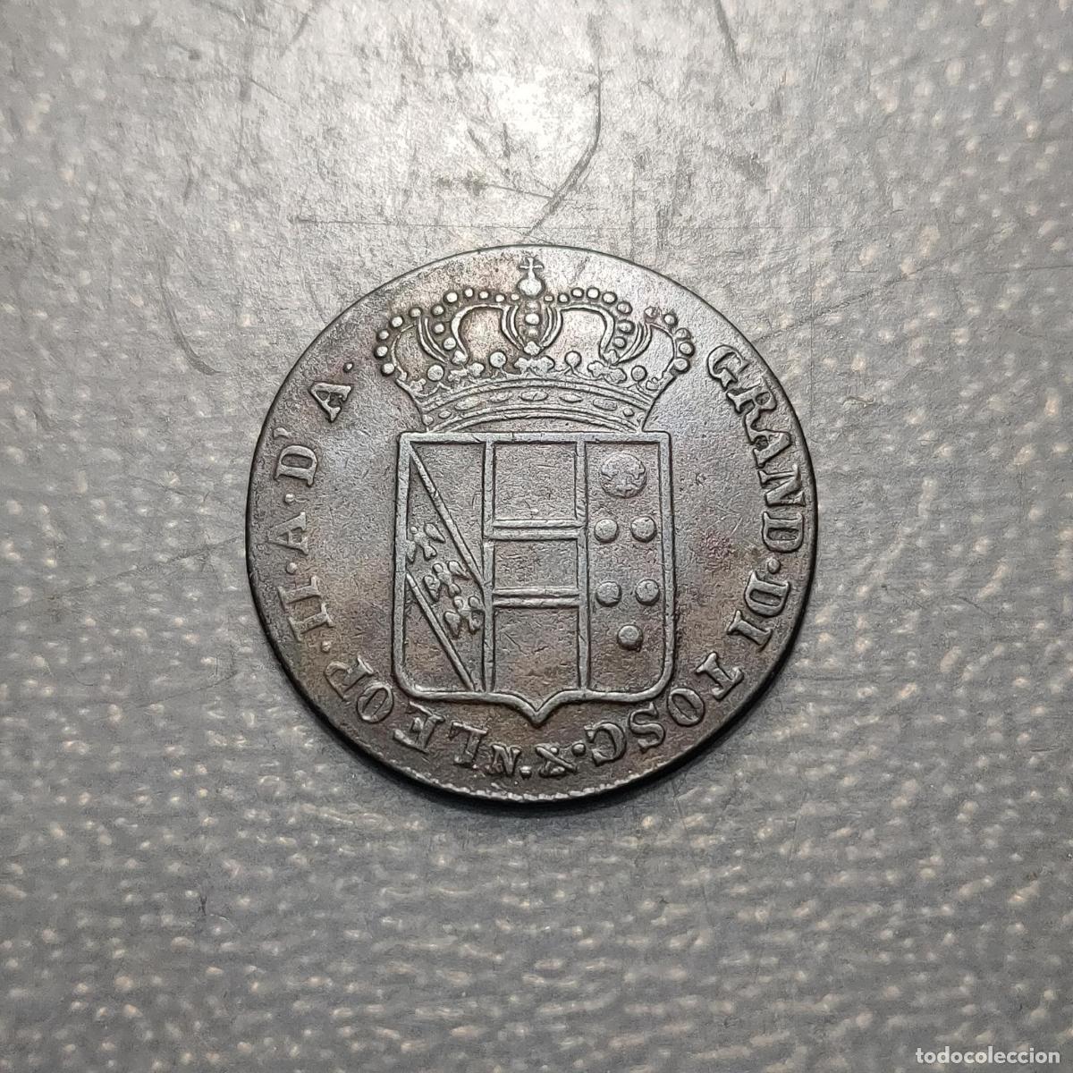 Monedas antiguas de Europa: ITALIA TOSCANA 5 QUATTRINI 1830 MBC+