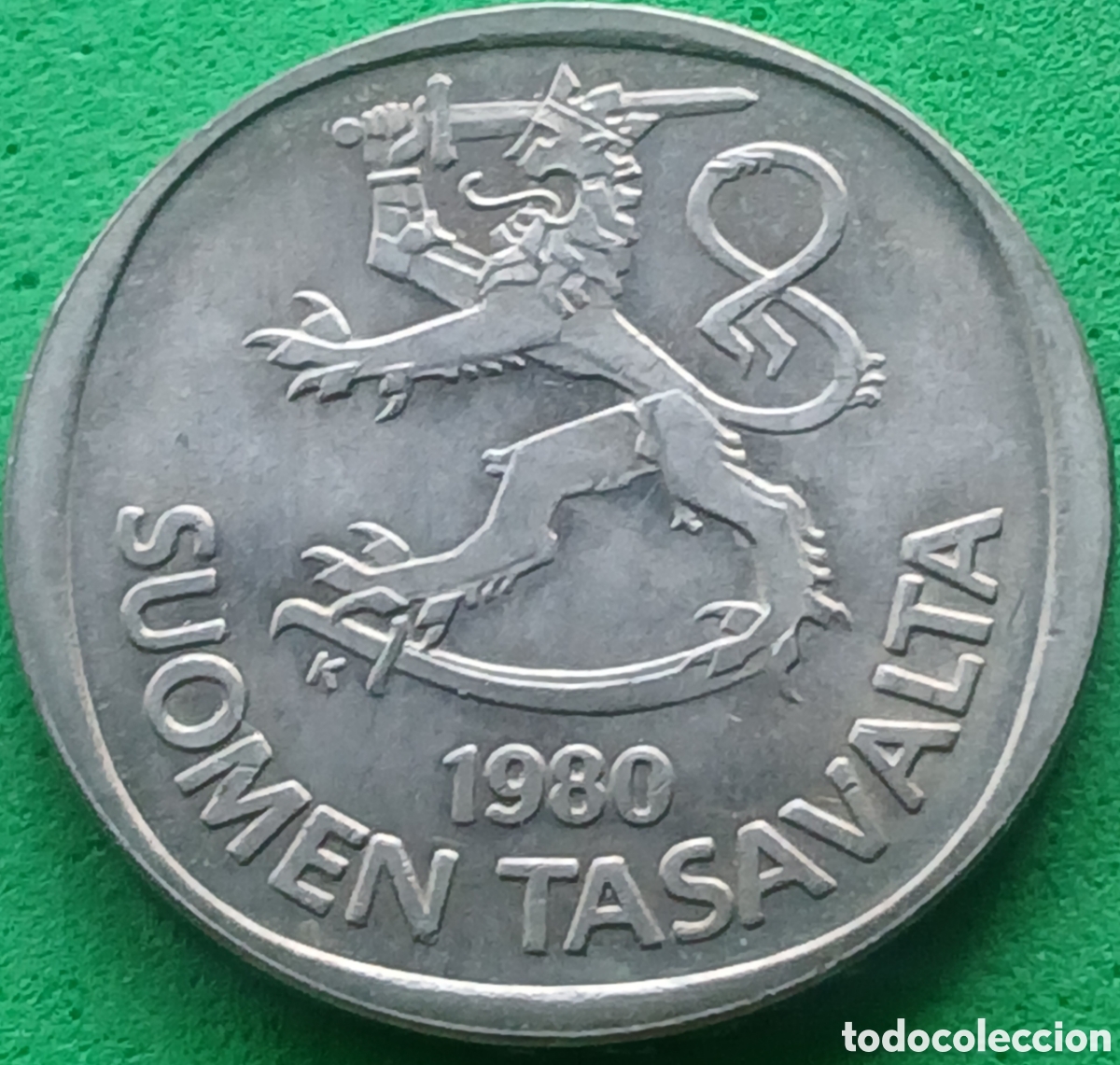 Monedas antiguas de Europa: Finlandia 1 marco 1980 km#49a