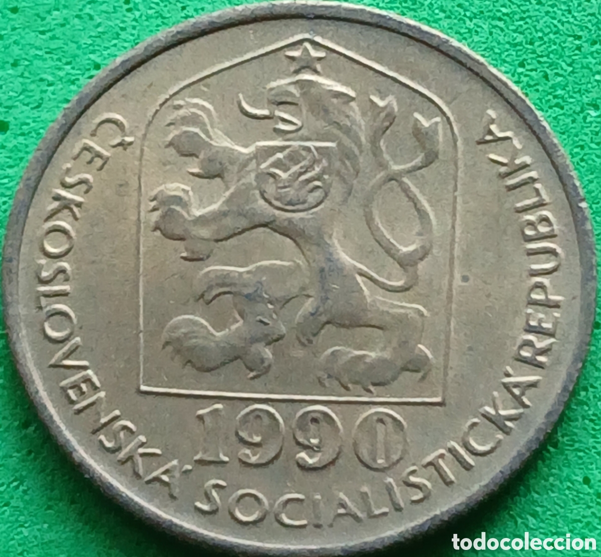 Monedas antiguas de Europa: Checoslovaquia 20 hellers 1990 km#74