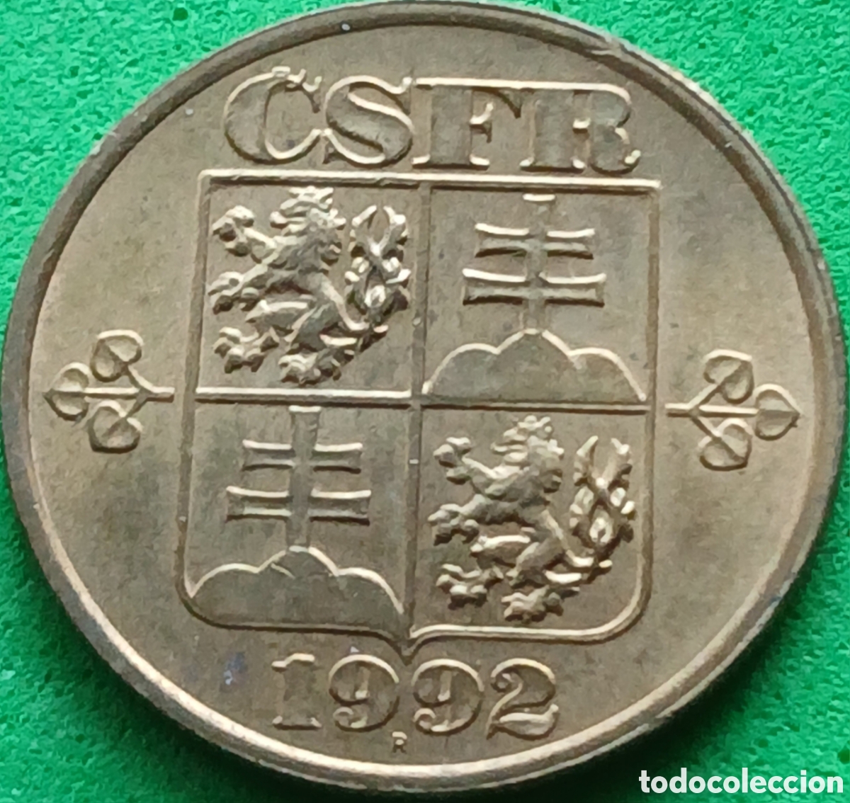 Monedas antiguas de Europa: Checoslovaquia 20 hellers 1992 km#143