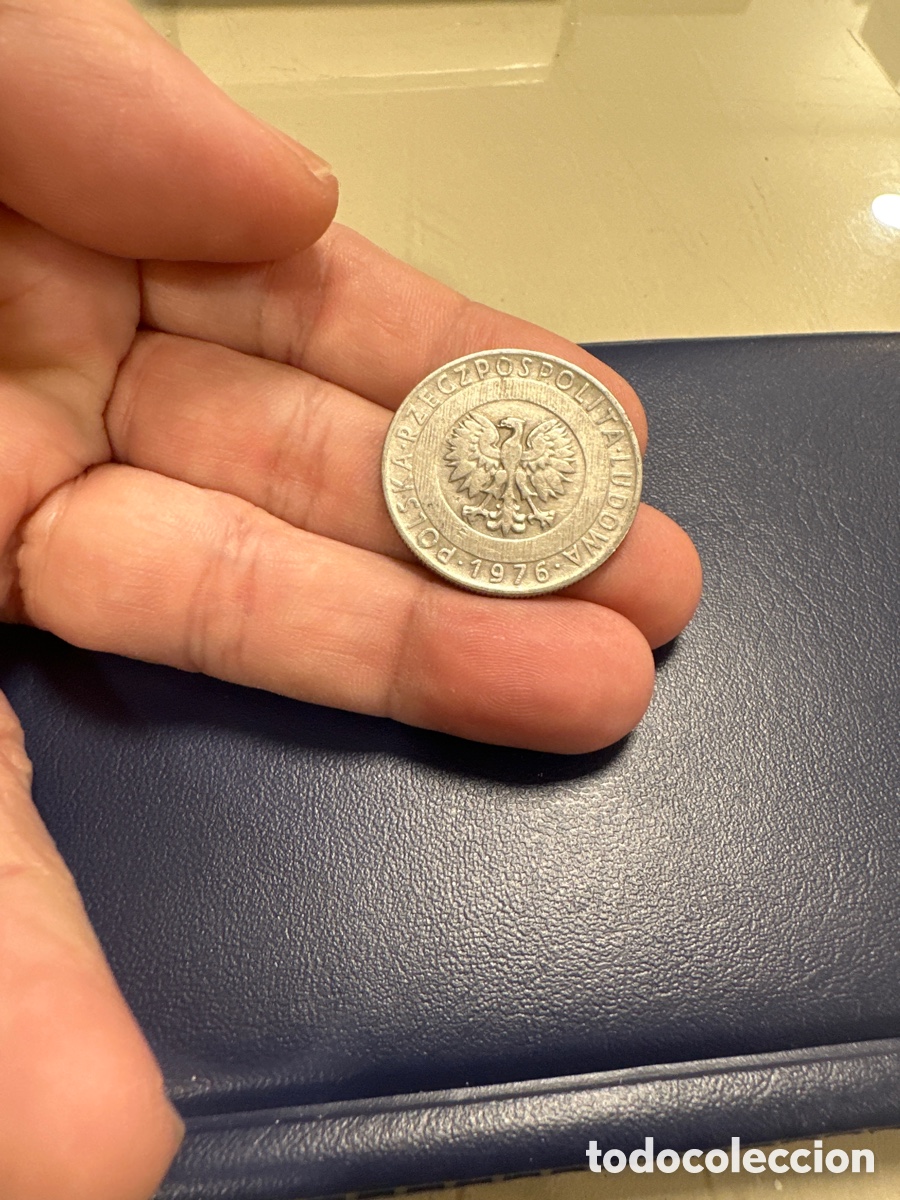 Monedas antiguas de Europa: Moneda de Polonia de 20 Zlotic a&ntilde;o 1976