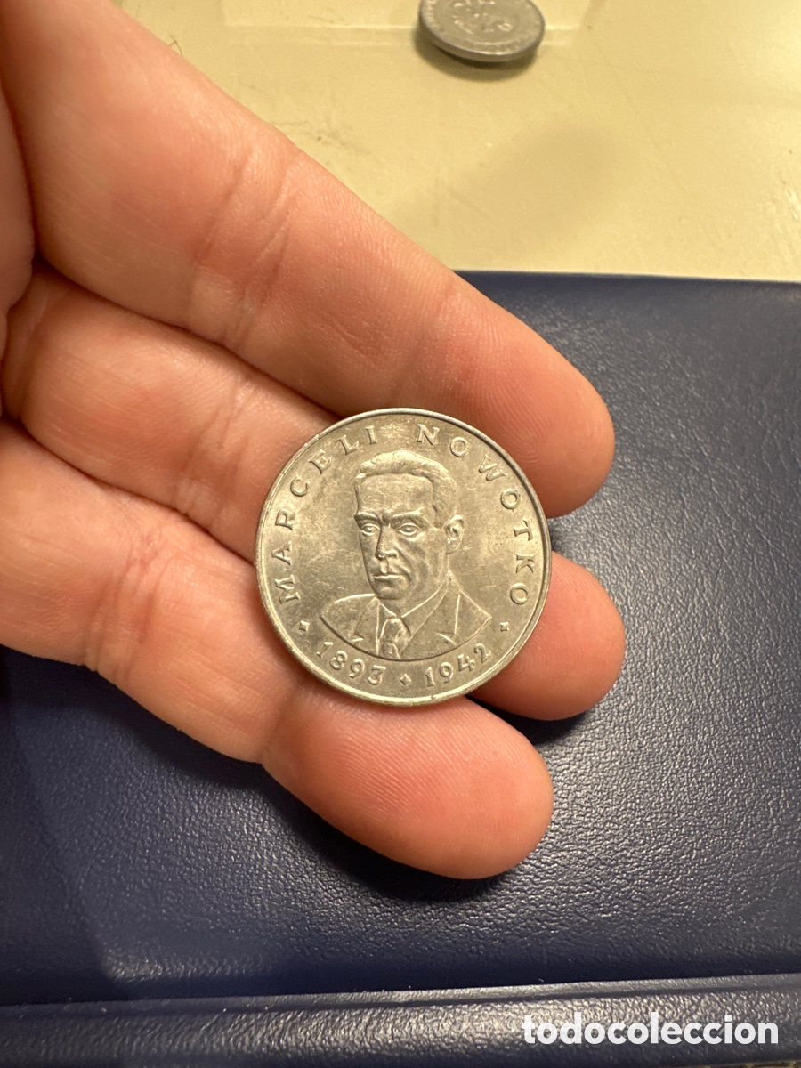 Monedas antiguas de Europa: Moneda de Polonia de 20 Zlotic a&ntilde;o 1976