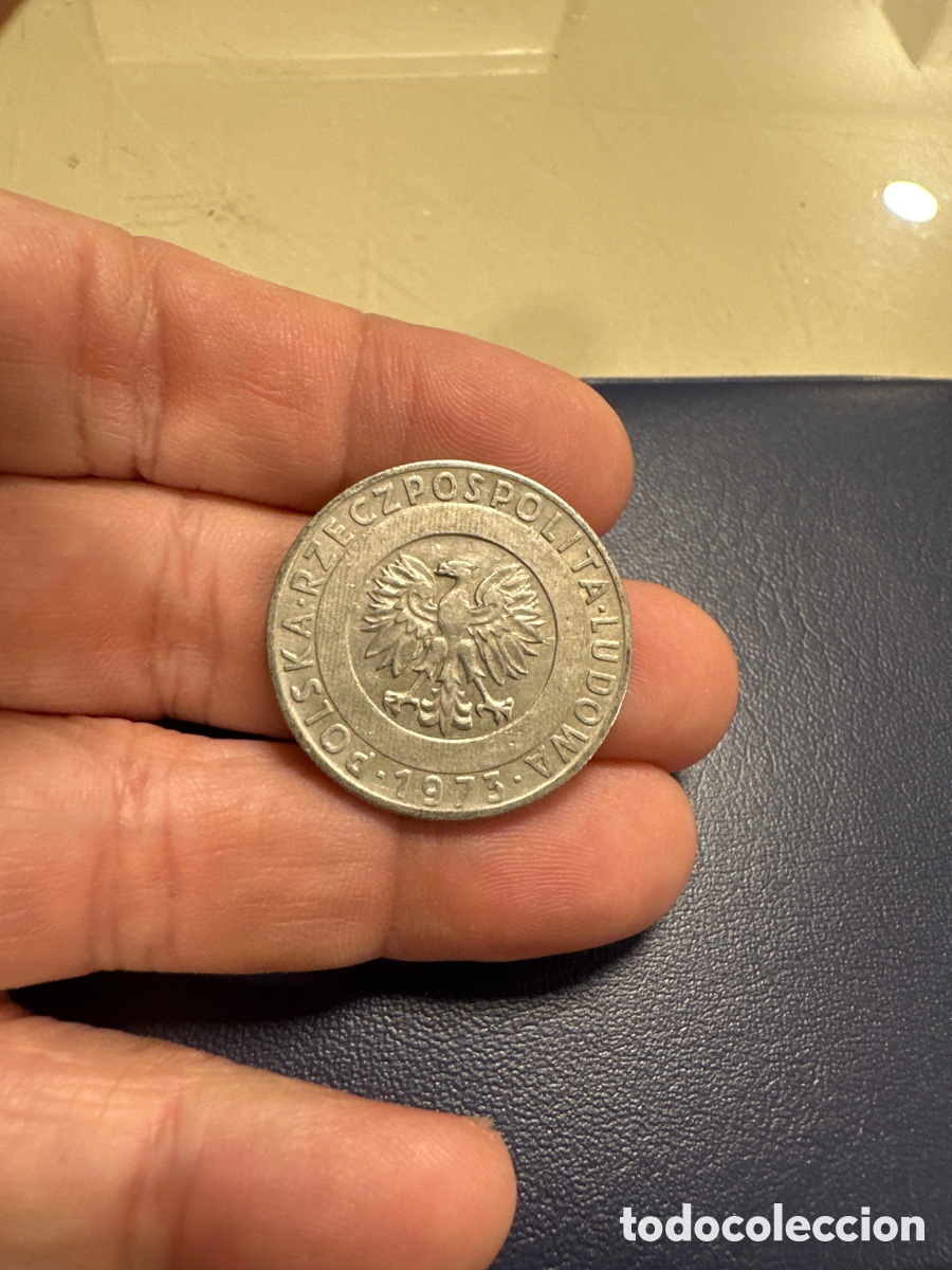 Monedas antiguas de Europa: Moneda de Polonia de 20 Zlotic a&ntilde;o 1973