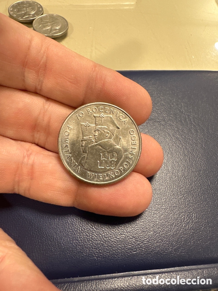 Monedas antiguas de Europa: Moneda de Polonia de 100 Zlotic a&ntilde;o 1988