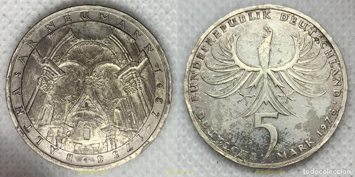 Monedas antiguas de Europa: 3115 ALEMANIA DEMOCRATICA 1978 5 DEUTSCHE MARK 1978