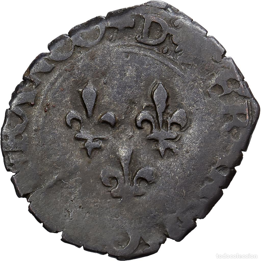 Monedas antiguas de Europa: [#139400] Francia, Fran&ccedil;ois Ier, Double tournois &agrave; la croisette, 1515-1547, Bayonne