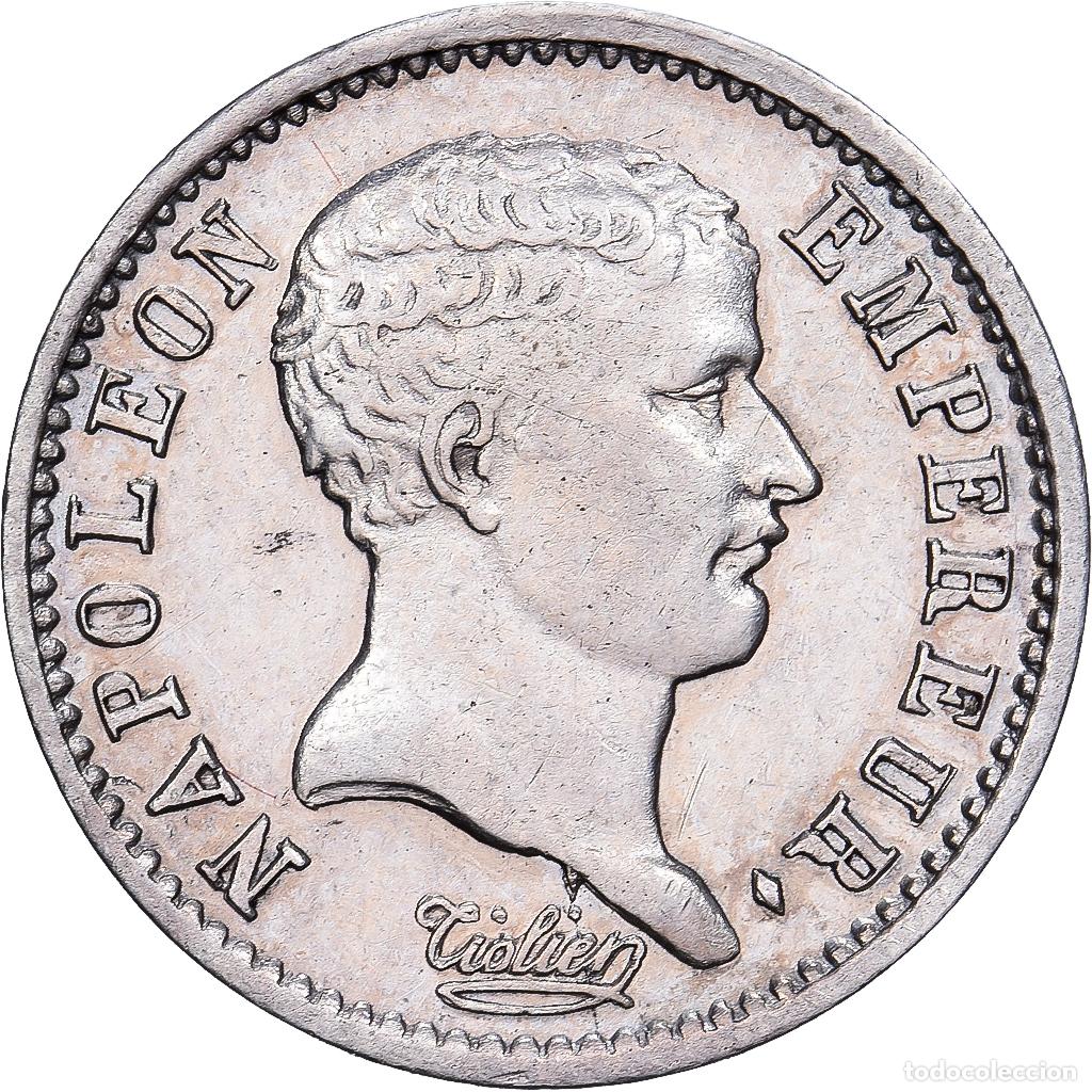 Monedas antiguas de Europa: [#981762] Francia, Napoleon I, Quart, 1807, Paris, Plata, MBC+, Gadoury:348