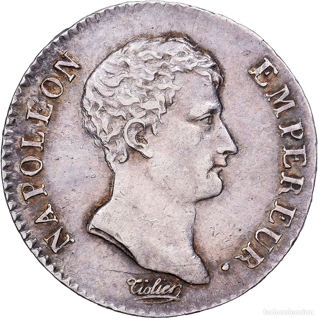 Monedas antiguas de Europa: [#981775] Francia, Napoleon I, Demi Franc, 1806, Paris, Plata, EBC, Gadoury:396