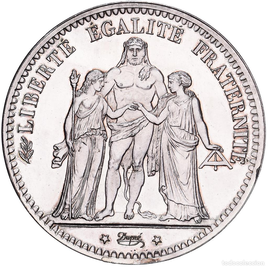 Monedas antiguas de Europa: [#981749] Francia, 10 Francs, Hercule, 1879, Paris, Pattern, Proof, Oro y plata, SC