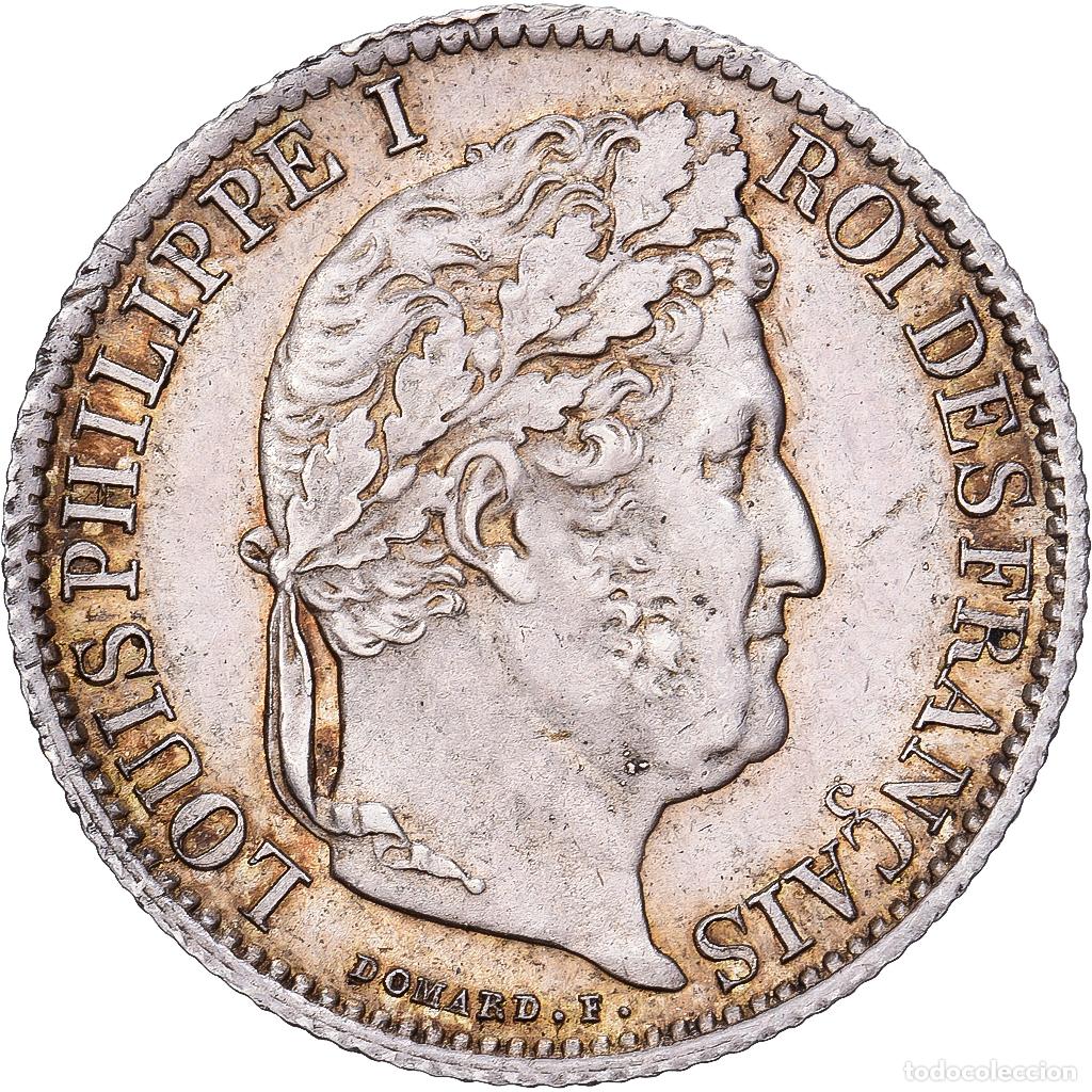 Monedas antiguas de Europa: [#981781] Francia, Louis Philippe I, 1/2 Franc, 1833, Rouen, Plata, EBC, Gadoury:408