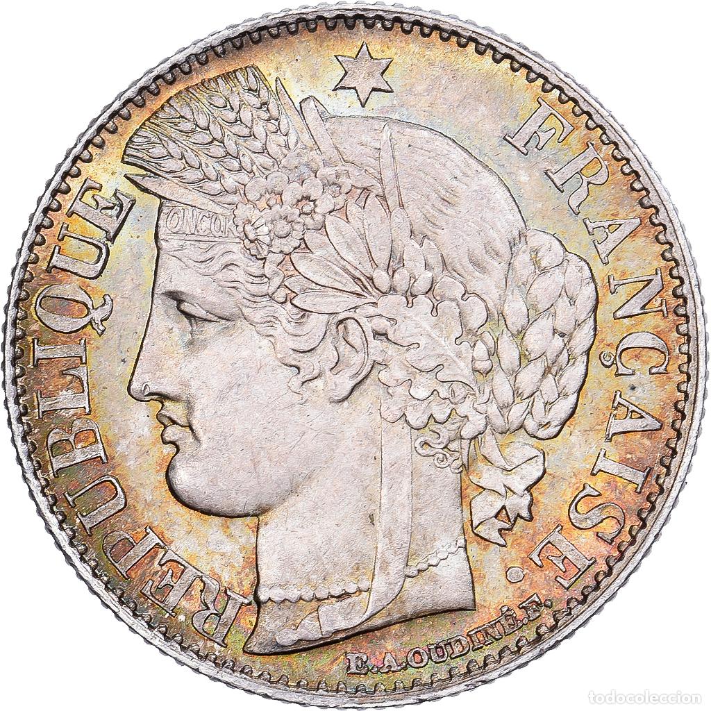 Monedas antiguas de Europa: [#981783] Francia, 50 Centimes, C&eacute;r&egrave;s, 1851, Paris, Plata, EBC, Gadoury:411
