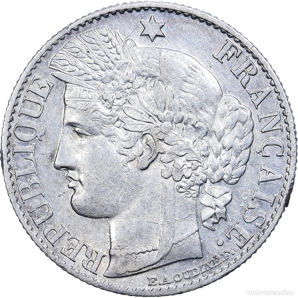 Monedas antiguas de Europa: [#981788] Francia, 50 Centimes, C&eacute;r&egrave;s, 1895, Paris, Plata, EBC, Gadoury:419a