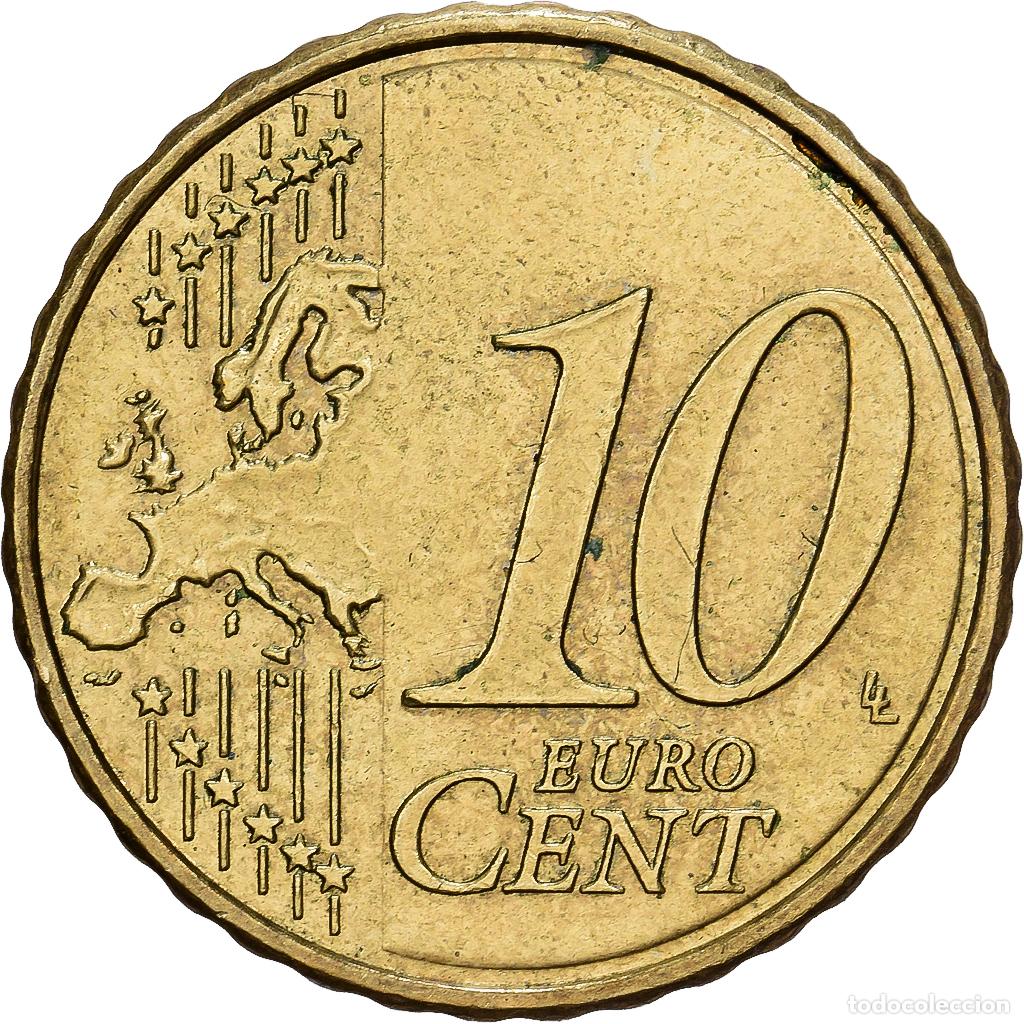 Monedas antiguas de Europa: [#981928] Zone euro, 10 Centimes, Mule, Nordic gold, EBC