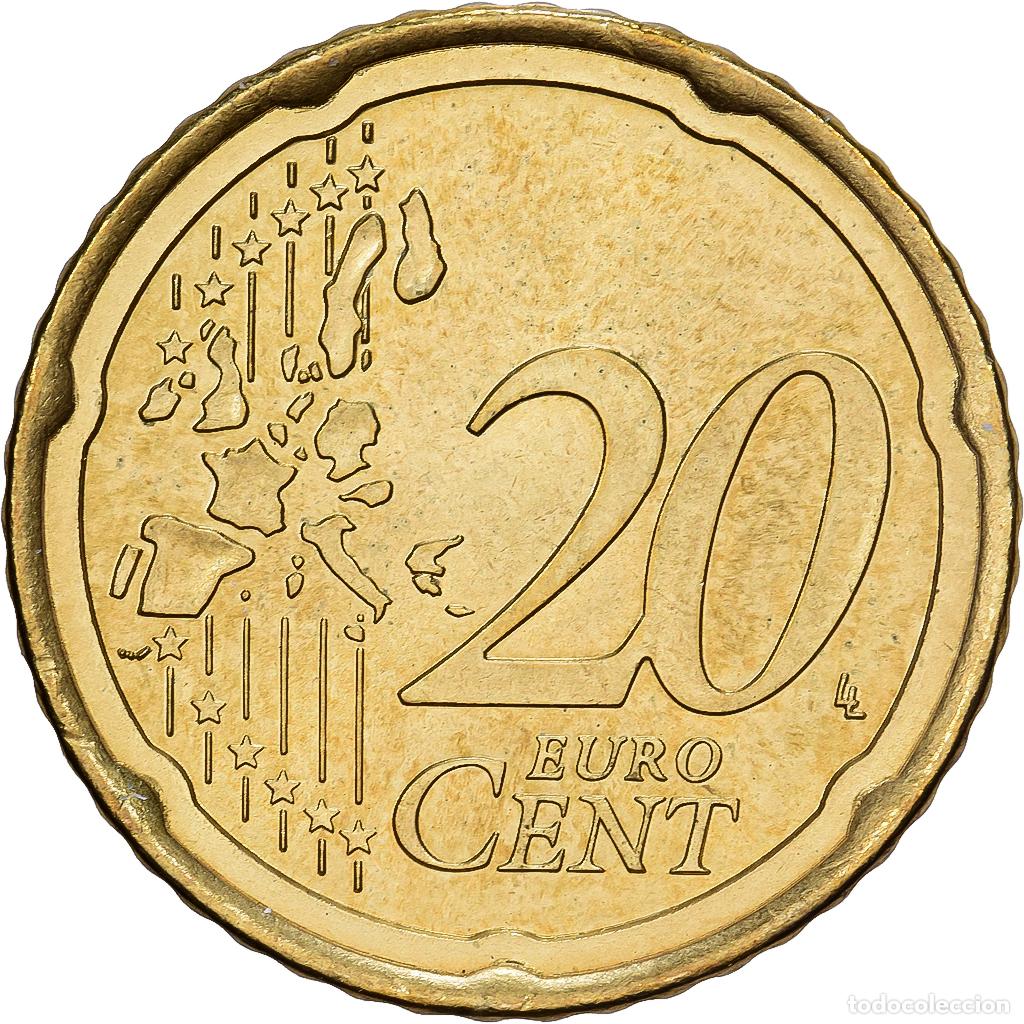 Monedas antiguas de Europa: [#981927] Zone euro, 50 Centimes, error mule / hybride double reverse 50 cent / 20 cent