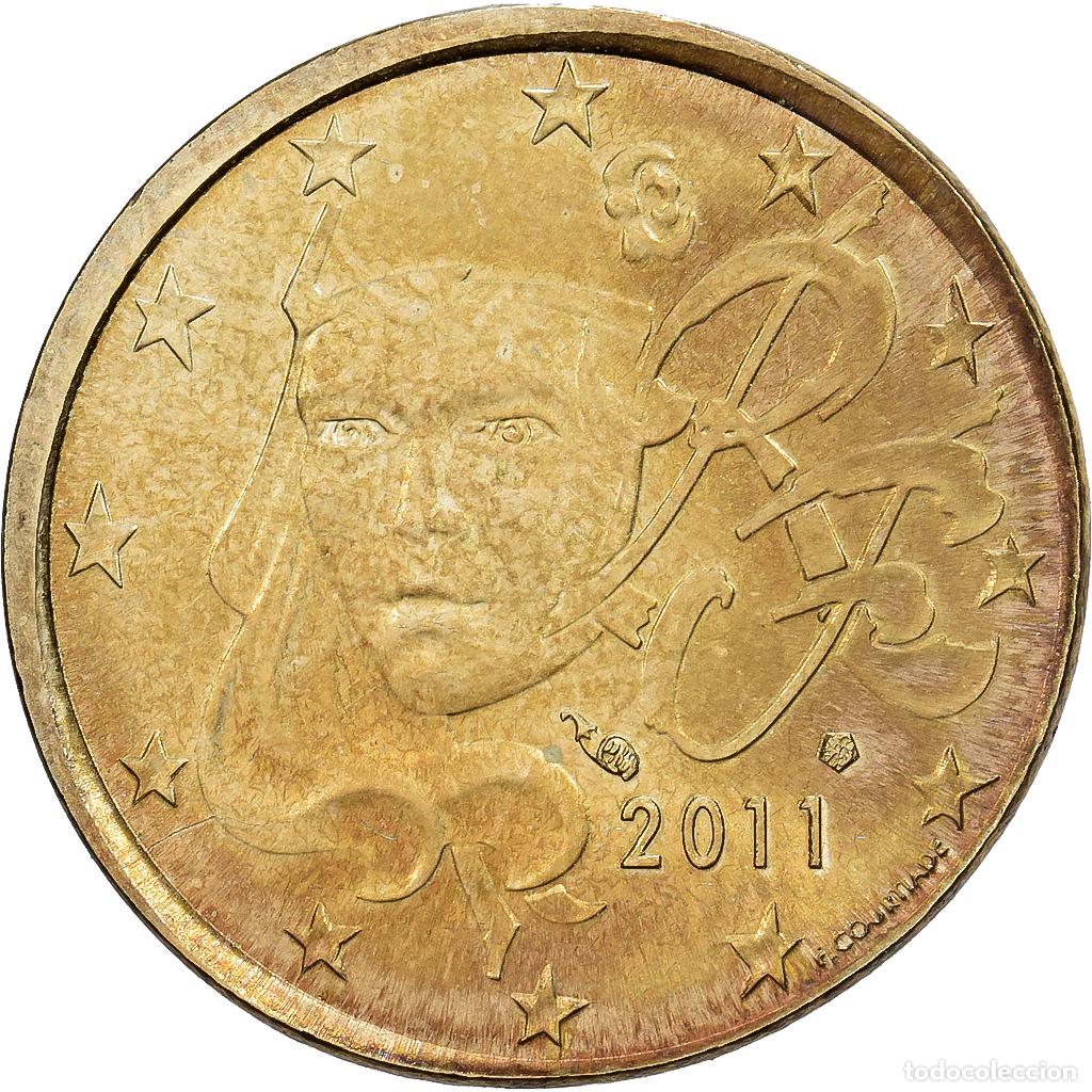 Monedas antiguas de Europa: [#981939] Francia, 2 Centimes, Metal error, 2011, MDP, Sin informaci&oacute;n, EBC