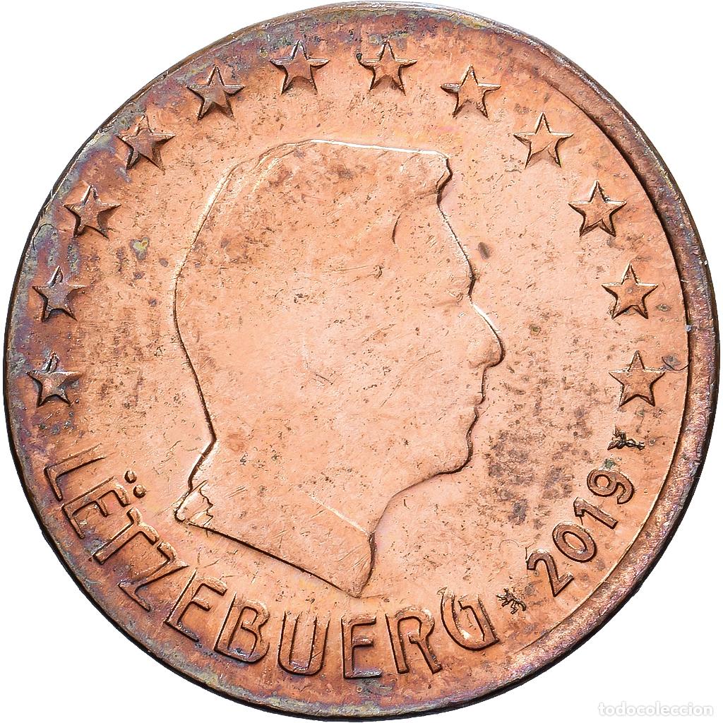 Monedas antiguas de Europa: [#981942] Luxemburgo, 2 Centimes, error off center strike, 2019, Utrecht, Cobre chapado en