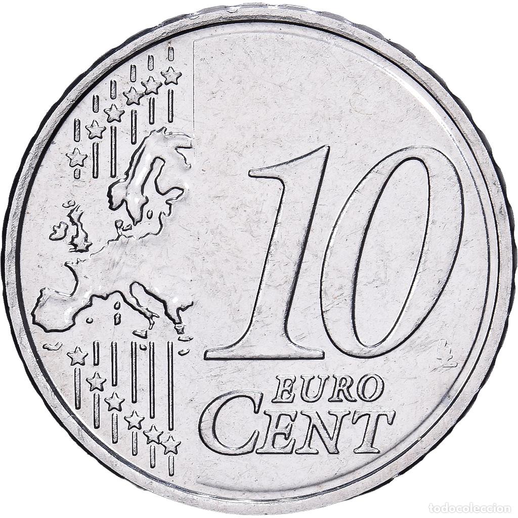 Monedas antiguas de Europa: [#981923] Zone euro, 10 Centimes, Pattern, Undated (2005), White Metal, FDC