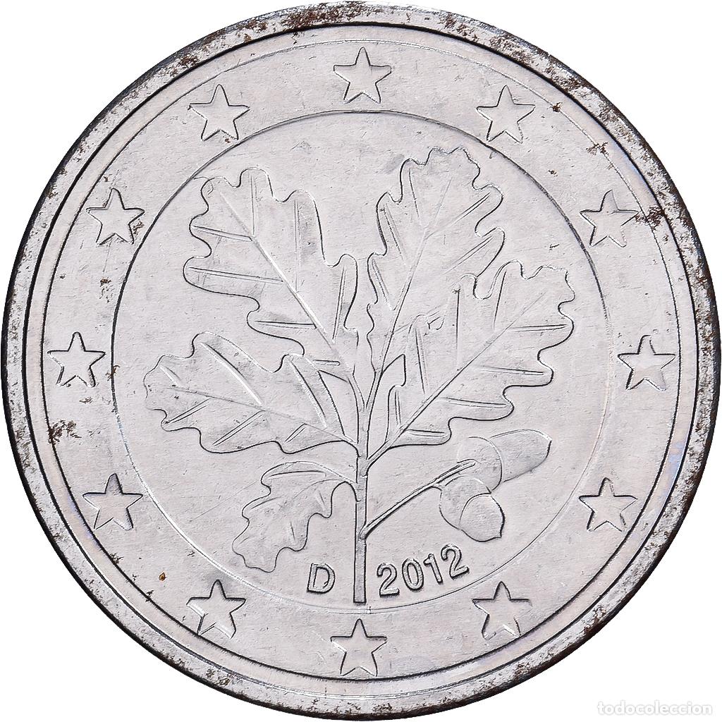 Monedas antiguas de Europa: [#981926] Alemania, 5 Centimes, Faut&eacute;e, 2012, Munich, Acero, SC, KM:209