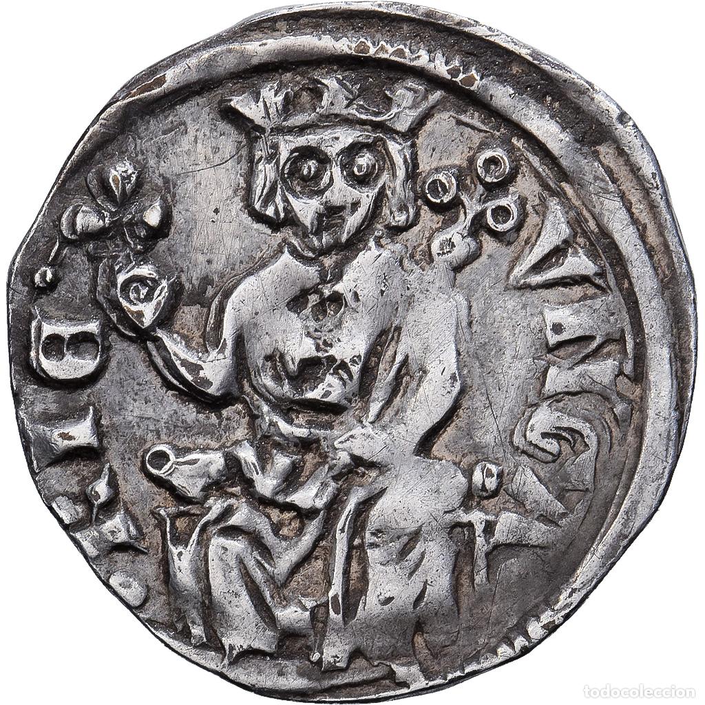 Monedas antiguas de Europa: [#139578] Hungr&iacute;a, Bela IV, Denarius, 1235-1270, Plata, EBC