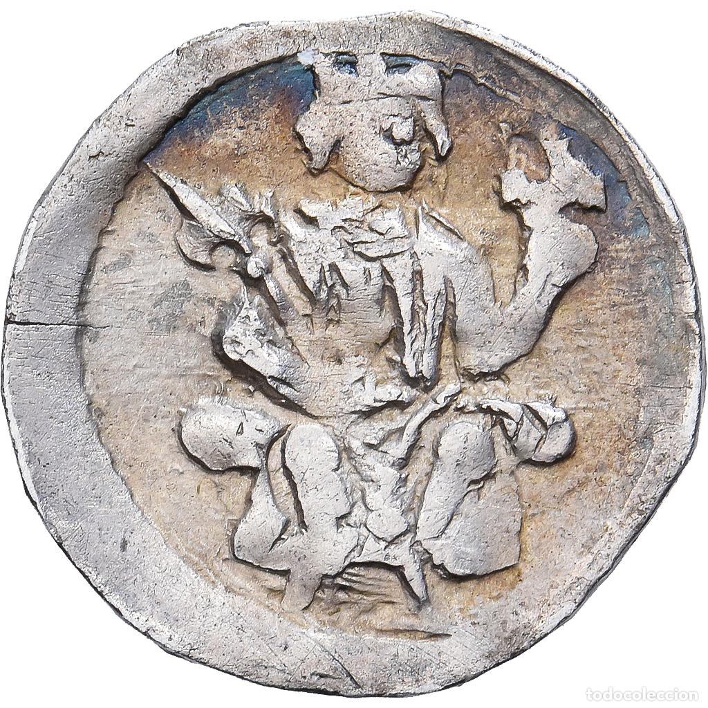 Monedas antiguas de Europa: [#139580] Hungr&iacute;a, Bela IV, Obol, 1235-1270, Plata, MBC