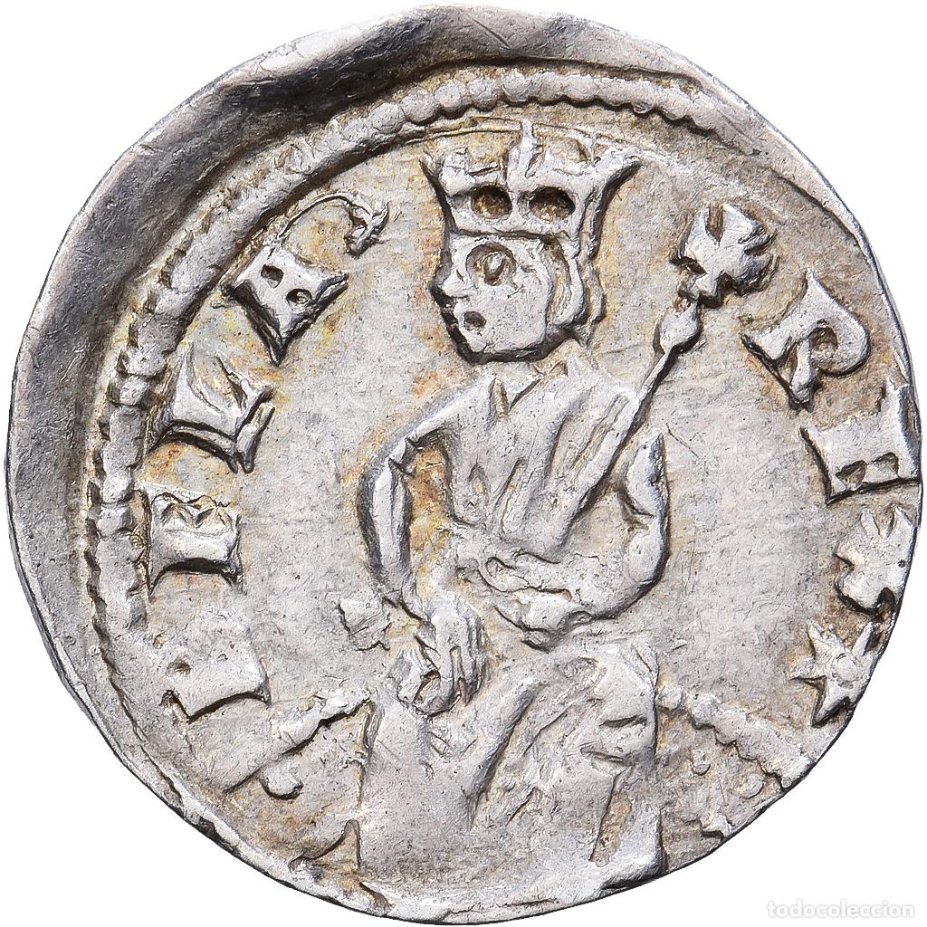 Monedas antiguas de Europa: [#139579] Hungr&iacute;a, Bela IV, Denarius, 1235-1270, Plata, EBC
