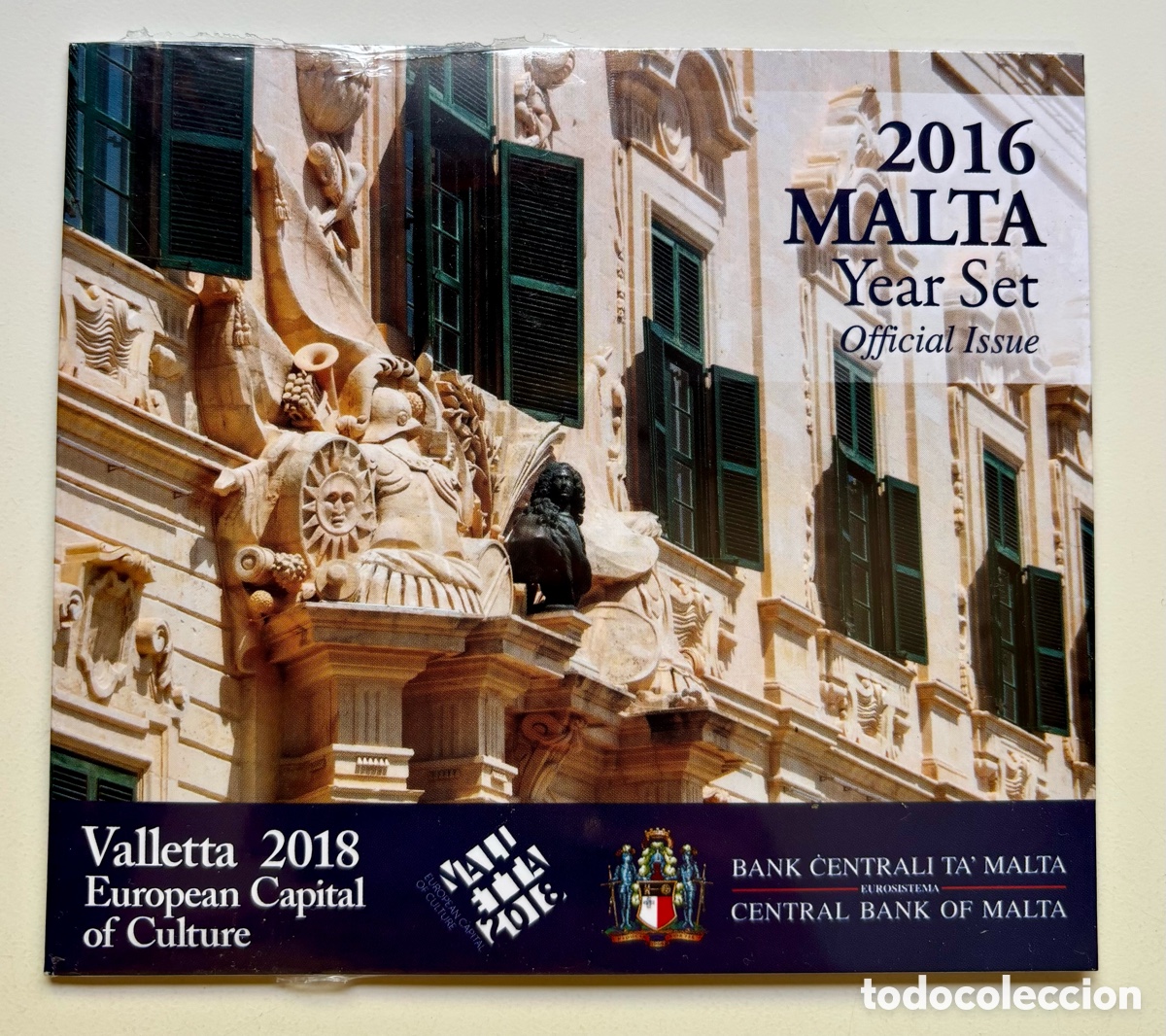 Monedas antiguas de Europa: Set Euros MALTA 2016 . Serie 8 Valores . Monedas &euro; SC