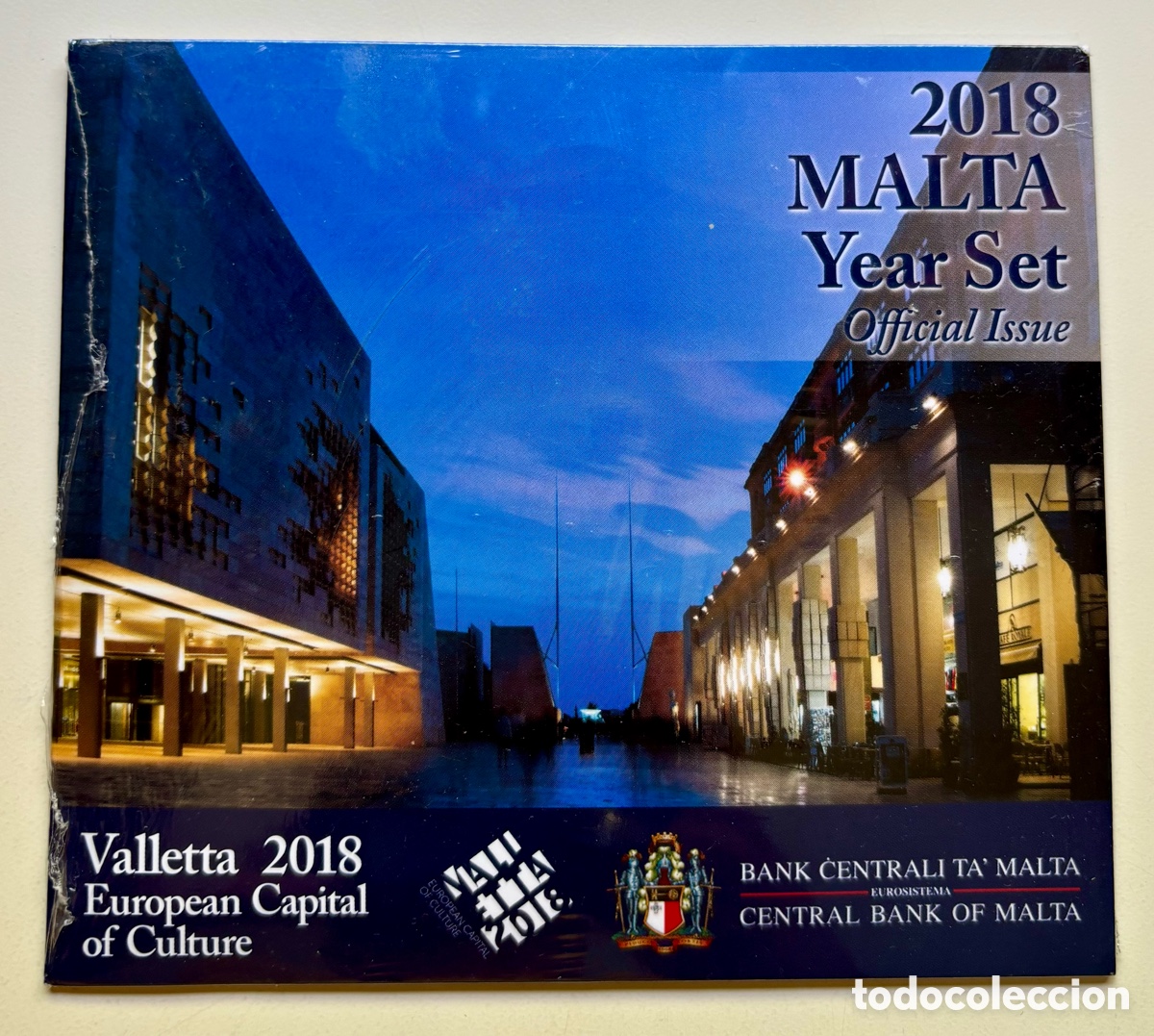 Monedas antiguas de Europa: Set Euros MALTA 2018. &euro; 8 Valores