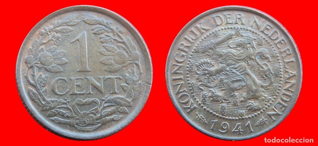 Monedas antiguas de Europa: 1 CENTIMO CENT CENTAVO 1941 HOLANDA PAISES BAJOS-143572