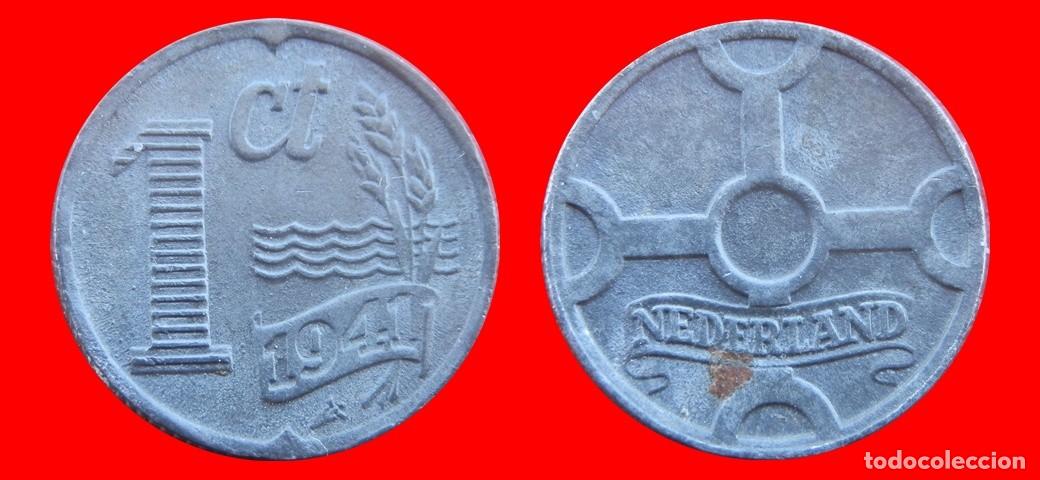 Monedas antiguas de Europa: 1 CENTIMO CENT CENTAVO 1941 HOLANDA PAISES BAJOS-143573