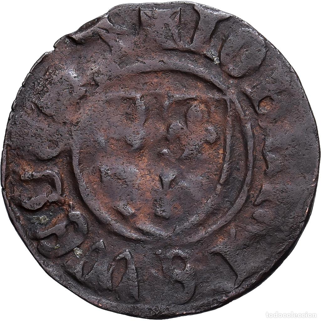 Monedas antiguas de Europa: [#139372] Lordship of Rummen, John of Wesemael, 2 Mites, 1427-1435, Rummen, Vell&oacute;n, BC+