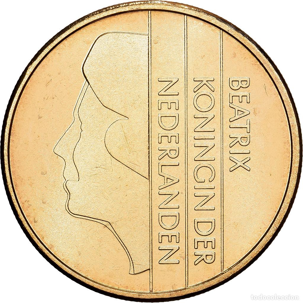 Monedas antiguas de Europa: [#139333] Pa&iacute;ses Bajos, Beatrix, 5 Gulden, 2001, Utrecht, Bronze Clad Nickel, FDC, KM:210