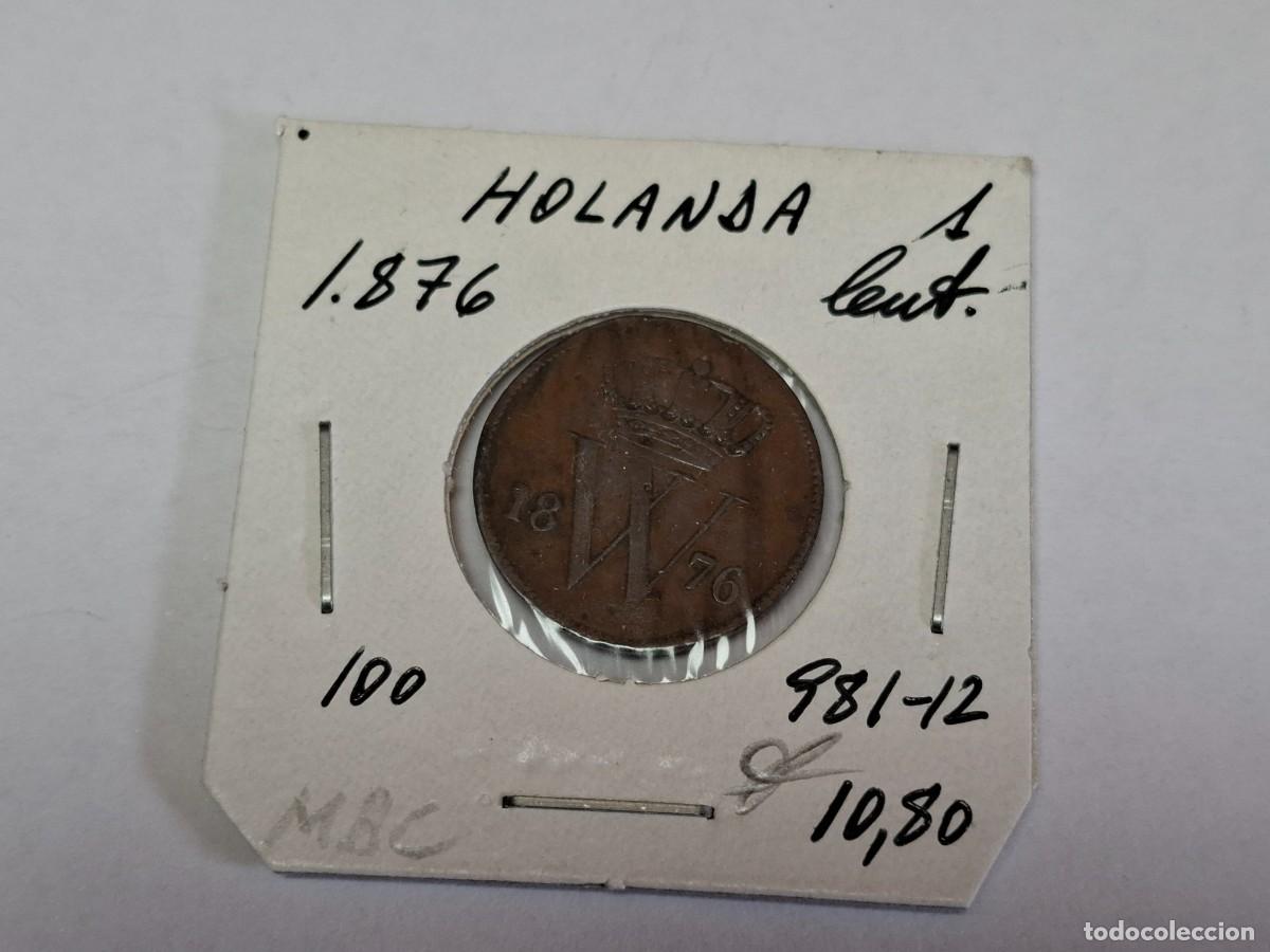 Monedas antiguas de Europa: 1 CENT de 1876 KM 100 HOLANDA en MBC