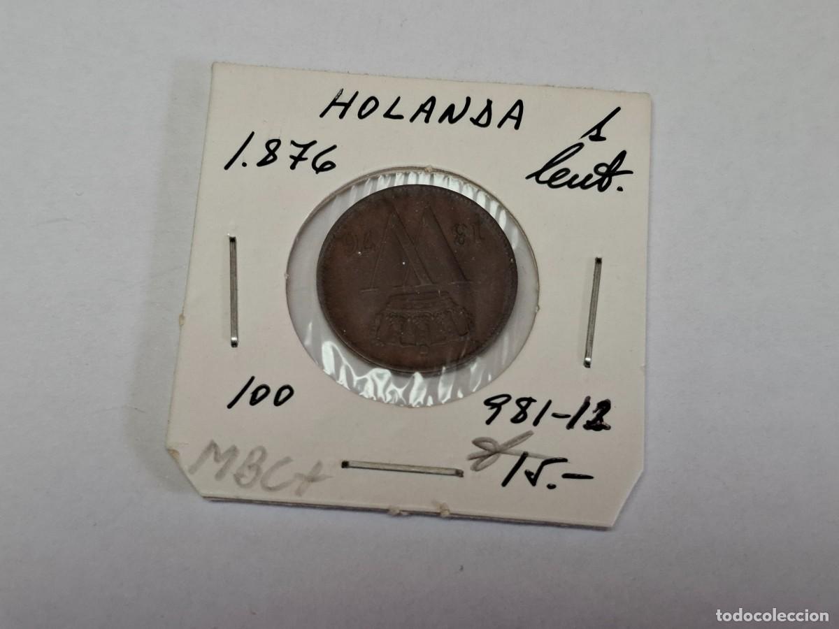 Monedas antiguas de Europa: 1 CENT de 1876 KM 100 HOLANDA en MBC+