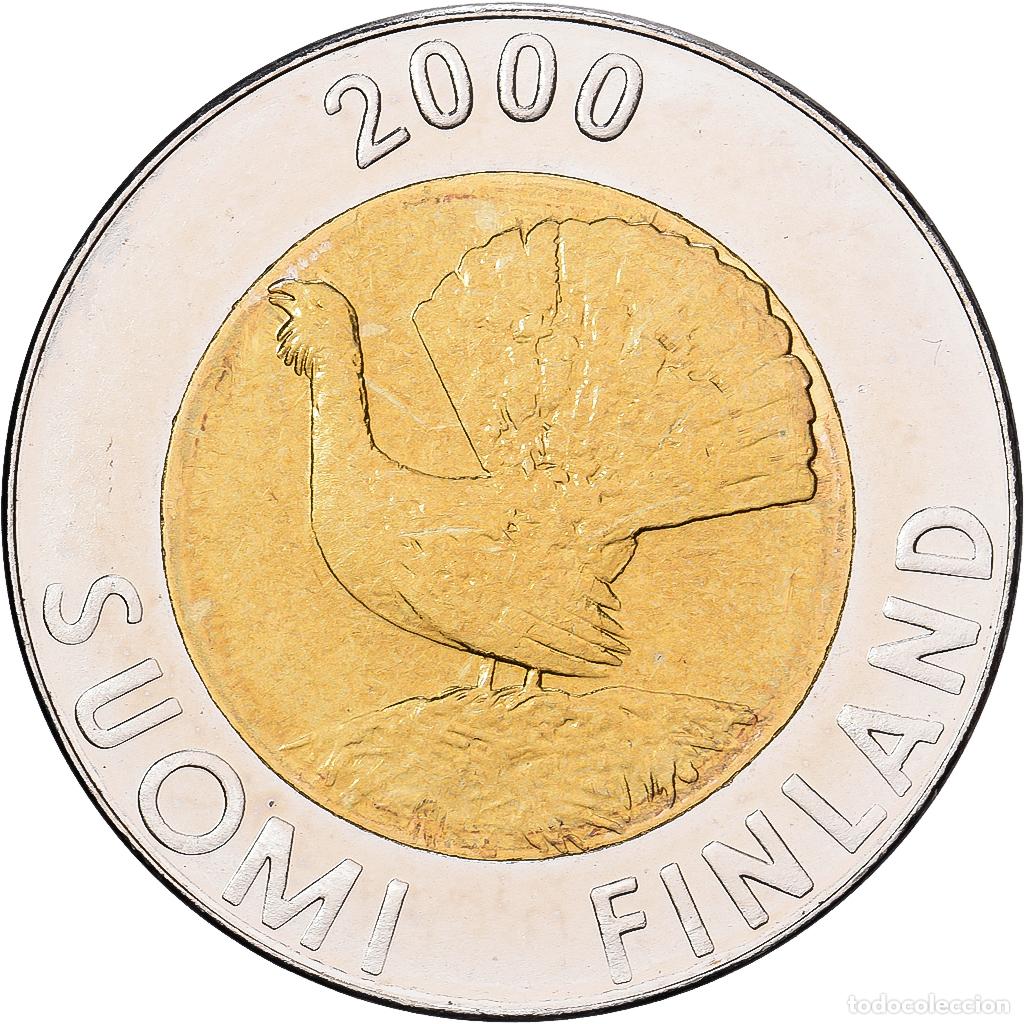 Old Coins of Europe: [#139338] Finlandia, 10 Markkaa, 2000, Vantaa, Prueba, Bimet&aacute;lico, FDC, KM:77