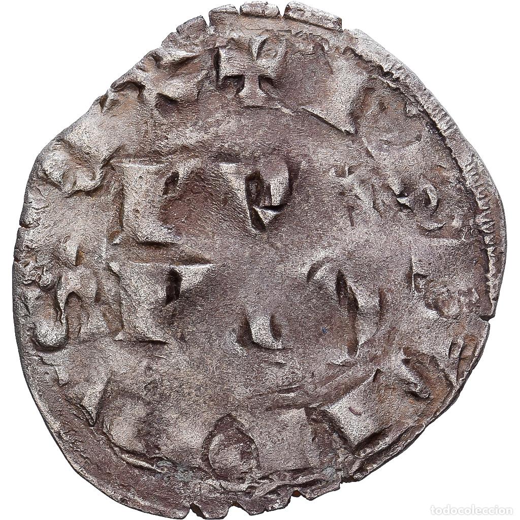 Old Coins of Europe: [#139443] Francia, Philippe VI, Denier Parisis, 1343, Vell&oacute;n, BC+, Duplessy:275