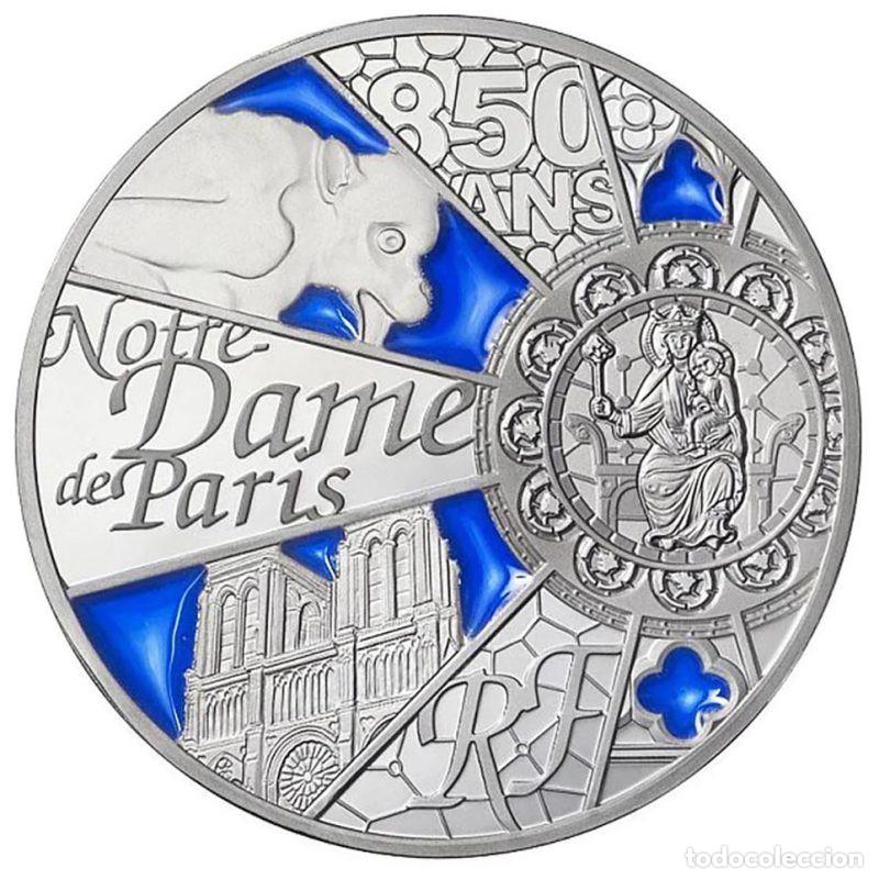 Old Coins of Europe: FRANCIA 10 EURO PLATA UNESCO NOTRE DAME DE PARIS 2013